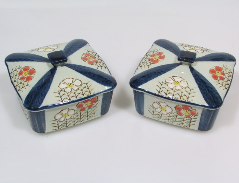 Pair of Chinese Longquan Ceramic Boxes - Etsy