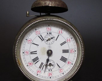 JUNGHANS fireplace alarm clock, antique