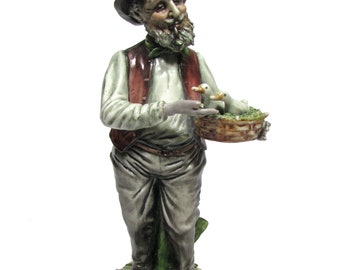 Capodimonte porcelain statue