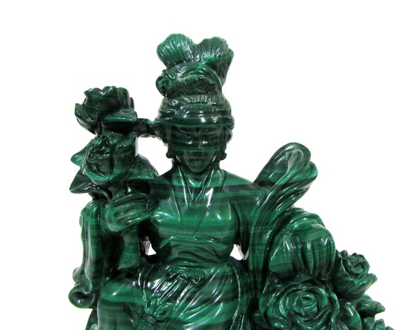 malachite sculpture