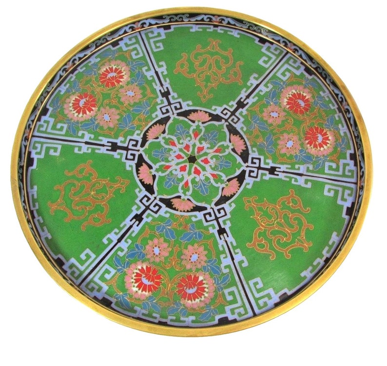 Chinese Cloisonne Tea Set image 3