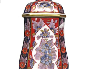 Limoges vase with hand-painted lid