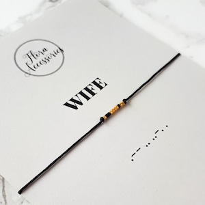 Morse Code Armband, Morse Code Armband, Armband für Frauen, Personalisiertes Armband, Hochzeitstagsgeschenk, Geschenk für Frau