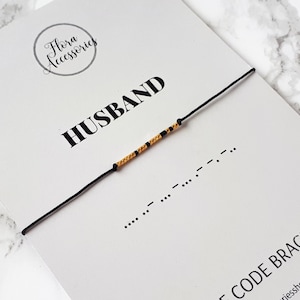 MorseCode Armband, MorseCode Armband, Personalisiertes Armband, Personalisiertes Armband, Geschenk für Ihn, Geburtstagsgeschenk
