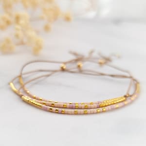 Custom Morse Code Bracelet, BFF Bracelet, Matching Friendship Bracelets, Stackable Silk Cord Bracelets for Best Friends, Custom Bestie Gift