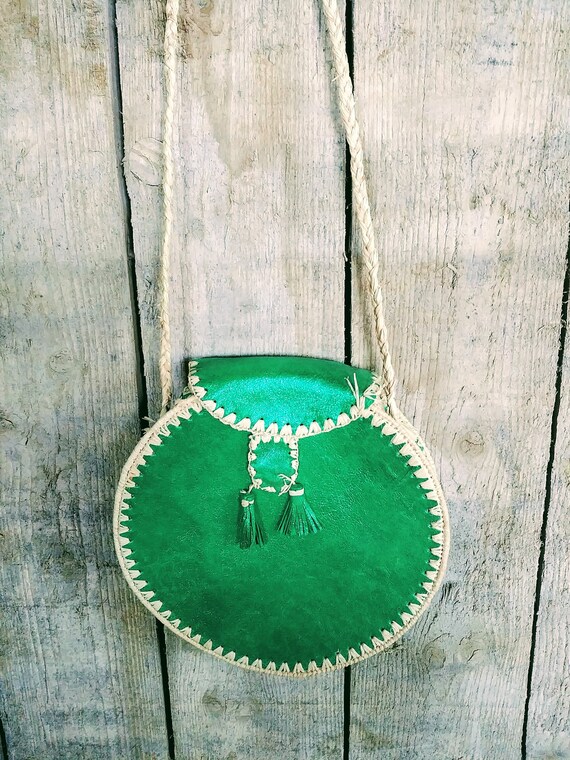 Sac Luna, sac en raphia, sac rond, sac hippie, sac bandoulière, sac à main, sac Boho, sac en fibre, panier osier, sac en paille, sac d’été