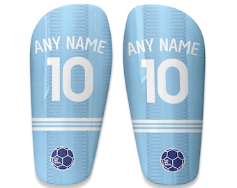 Personalised Football Shinpads & Shin Sleeves - Custom Football Shin guards, Any Name, Any Number! Great Present Idea. 23/24 kit inspired #4