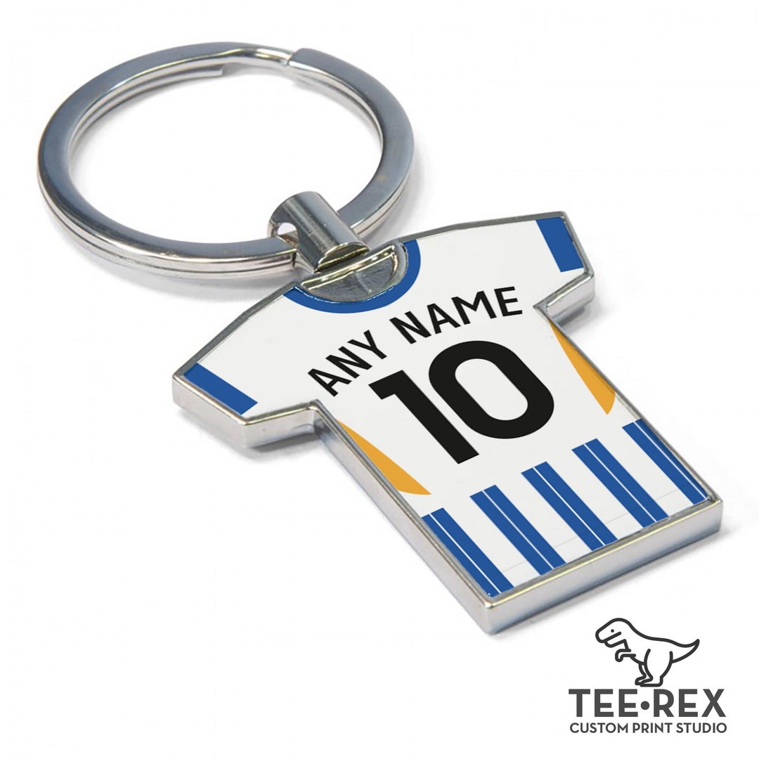 Brighton Keychains Personalised Brighton Fan Keyring 2024/25 - Football Shirt Keyring, Any ...