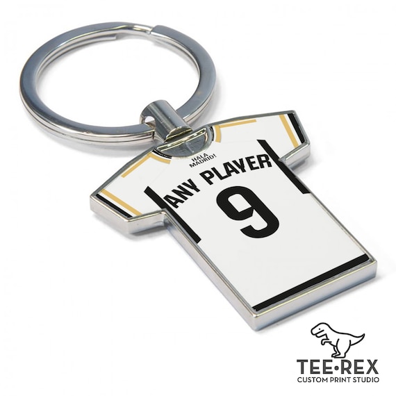 Personalised football keyring sale