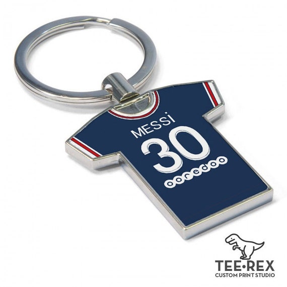 Personalised Football Shirt Keyring PSG 