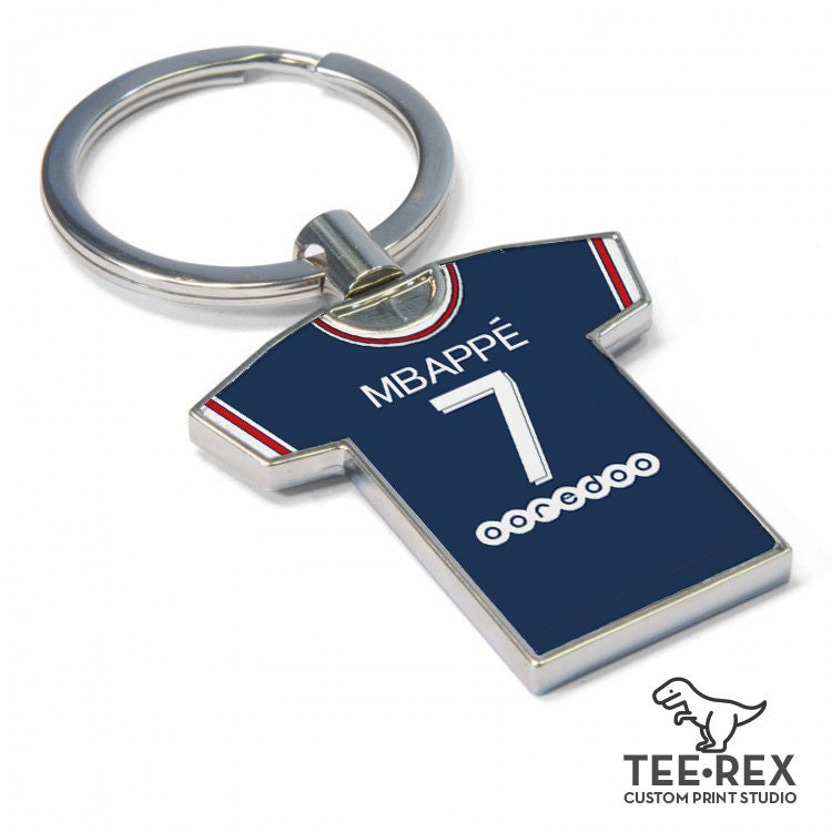 Personalised football shirt keyrings Clearance