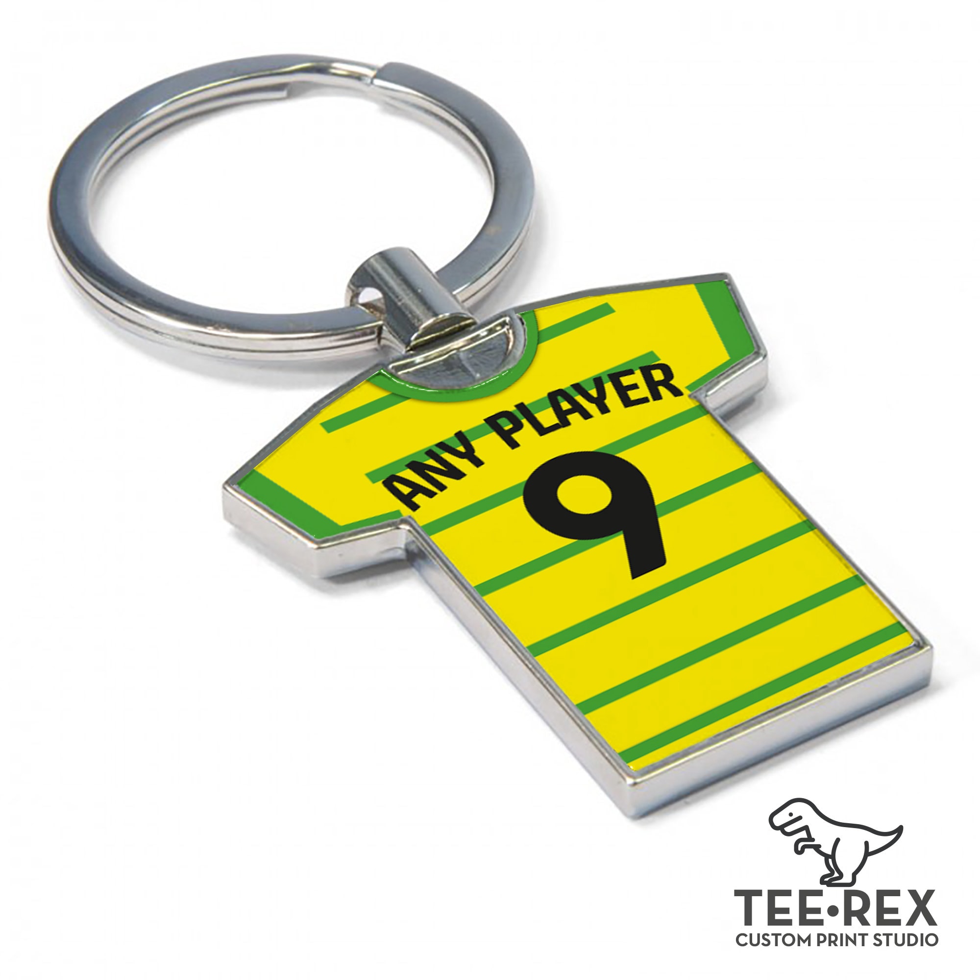 Portachiavi Per Tifosi Da 2 Pezzi - Ciondoli In Metallo Per Chiavi, Borse E Cellulari | Decorazioni Per Appassionati Di Calcio - Foto 10