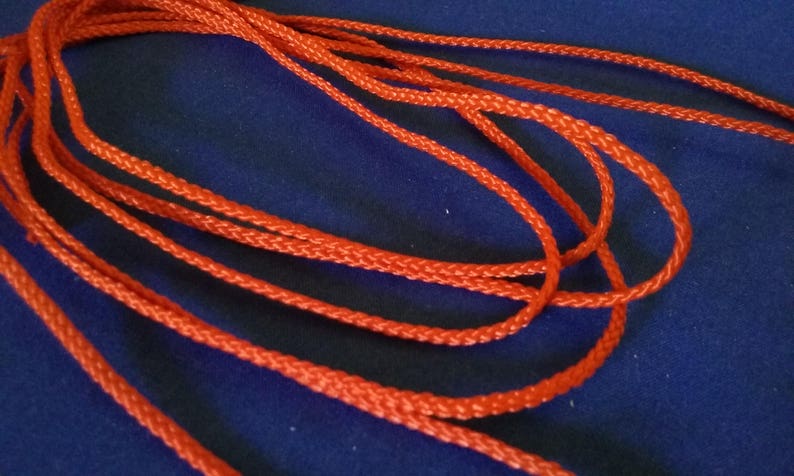 Narrow Orange Piping Sewing Trim