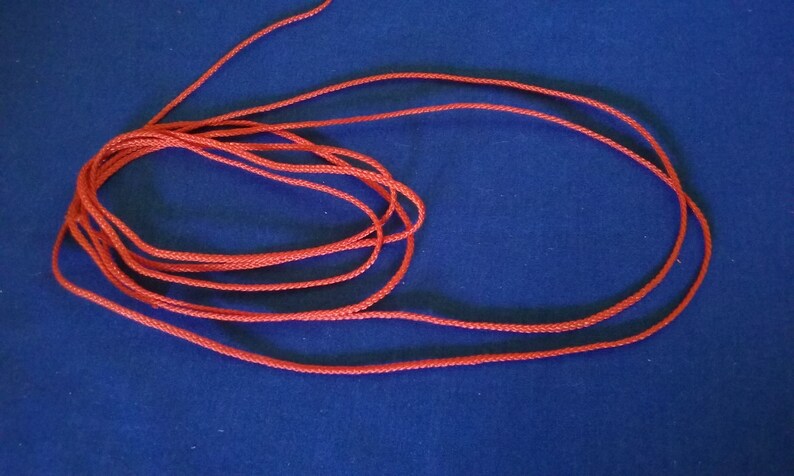 Narrow Orange Piping Sewing Trim