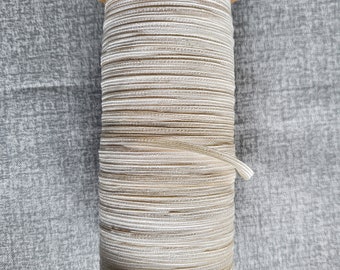 Sewing Braid, Narrow, Off White Trim, Roll with Dozens of Yards, Factory Seconds