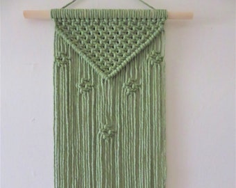 Sage Green Macramé Wall Hanging