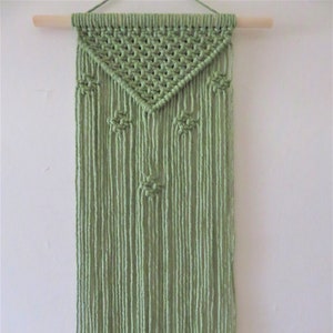 Sage Green Macramé Wall Hanging