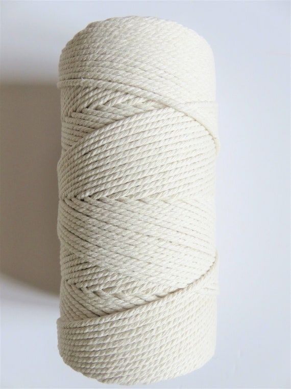 4mm 10 Meters 3ply Macrame Cord // Crochet // Knitting Cord
