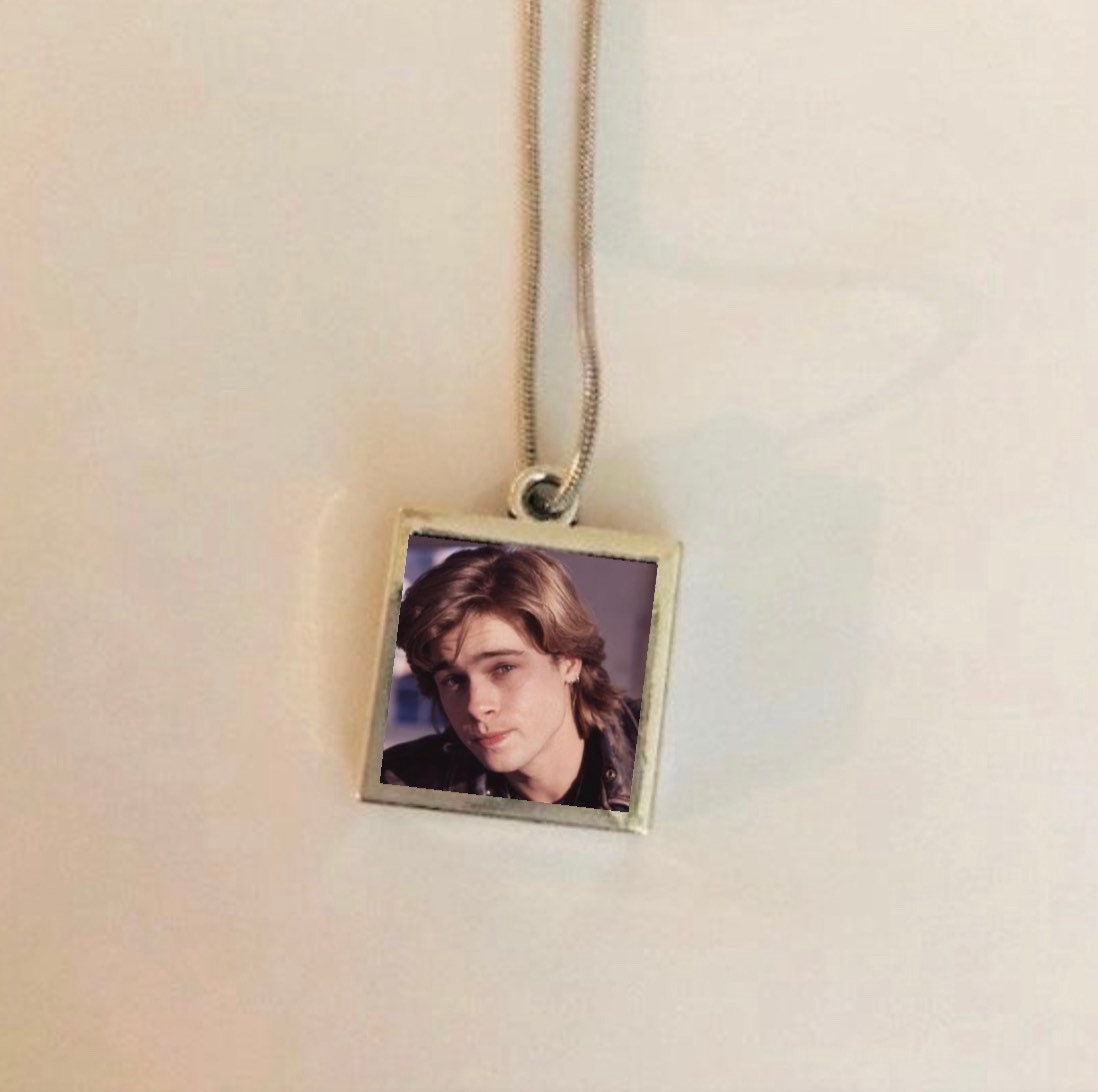 Brad Pitt Necklace Etsy
