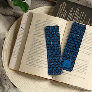 Ankara Print Bookmark, African Print Book Mark, Ethnic Pattern Bookmark, African American Book Mark, Bright Graphic Bookmark, Bold Colorful image 7