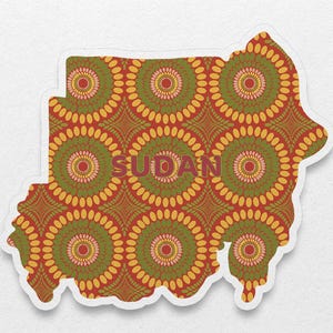 Sudan-Aufkleber (Nordafrika)