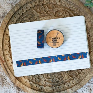 Ruban adhésif Washi à imprimé africain, adhésif pour carnet d'inspiration Ankara, ruban décoratif africain, ruban adhésif Washi de culture noire - fleurs de mariage