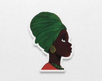 Black Queen Die Cut Sticker: Waterproof Decorative Decal