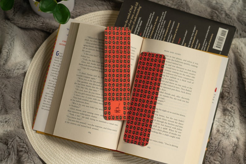 Ankara Print Bookmark, African Print Book Mark, Ethnic Pattern Bookmark, African American Book Mark, Bright Graphic Bookmark, Bold Colorful image 3