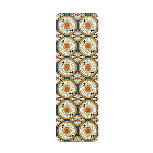Ankara African Print Bookmark: Ethnic Circle Pattern