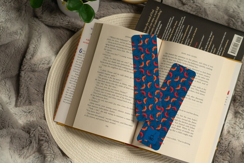 Ankara Print Bookmark, African Print Book Mark, Ethnic Pattern Bookmark, African American Book Mark, Bright Graphic Bookmark, Bold Colorful image 5