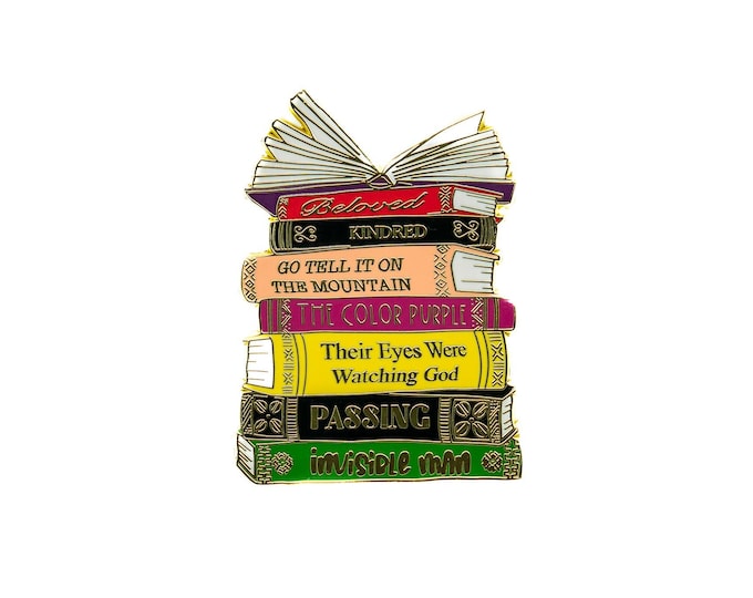 Enamel Pin: Black Literary Classics