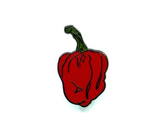 Scotch Bonnet Lebensmittel Emaille Pin