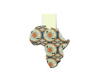 Magnetische Lesezeichen – Afrikanisches Muster (Kreise)