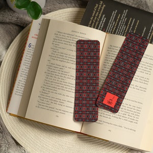 Ankara Print Bookmark, African Print Book Mark, Ethnic Pattern Bookmark, African American Book Mark, Bright Graphic Bookmark, Bold Colorful image 6