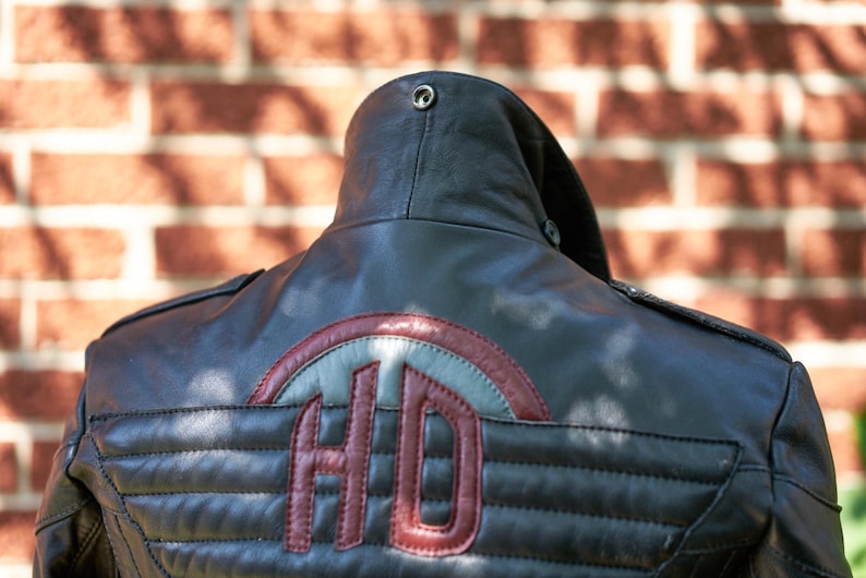 harley davidson vintage lederjacke