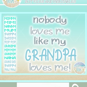Nobody Loves Me Like My Loves Me citaat zeggen SVG-bestanden voor Cricut Silhouette - dxf eps pdf png inbegrepen