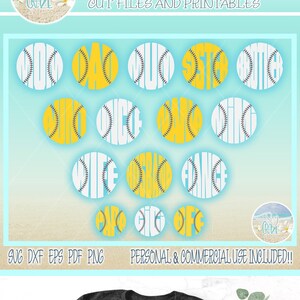 Baseball Softball Mama Papa Schwester Bruder Tante Onkel Bundle SVG Dxf Eps Pdf PNG-Dateien für Cricut, Silhouette Laser Sublimation kommerzielle Nutzung