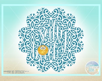 Download OFFENSIVE Cuss Swear Word Mandala Zentangle Bundle SVG Dxf ...