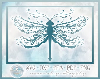 Download Dragonfly Mandala Etsy