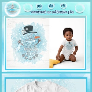 Snowman PNG | Two Is Snow Much Fun Snowman Quote | Kids Sublimation Printable Designs 300 dpi PNG Instant Download Clipart - DTG Printing