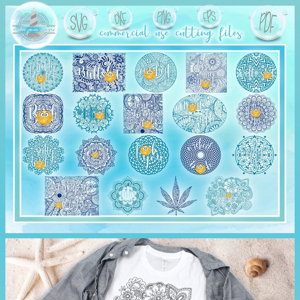 Tumbler Mandala Word Cuss Svg Etsy