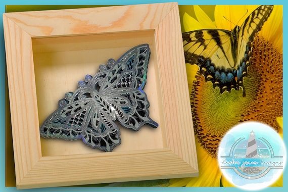 Download 3d Layered Design Butterfly Mandala Svg File Multi Layered Etsy