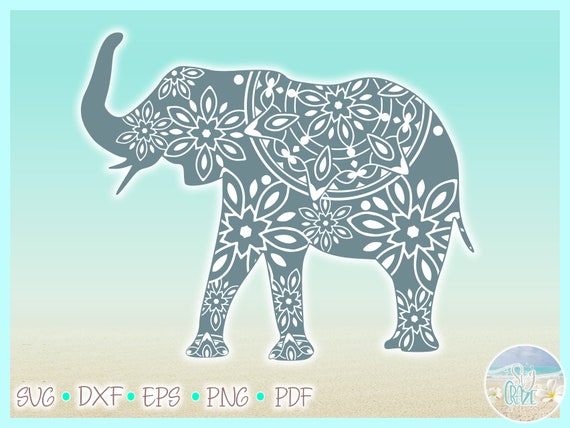 Download Elephant Mandala Svg Files For Cricut Silhouette Dxf Eps Pdf Etsy