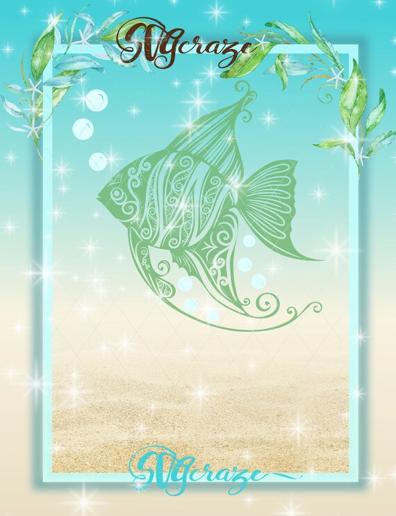 Download Angel Fish Mandala SVG Mandala SVG Angelfish SVG Zentangle ...