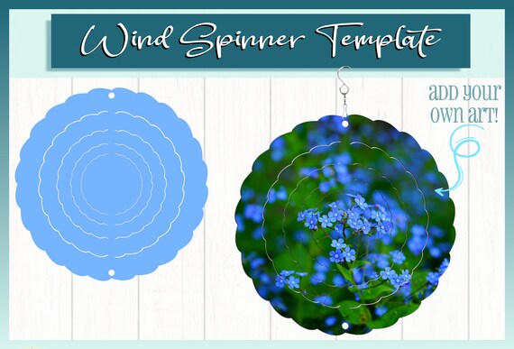 Wind Spinner Template SVG Files