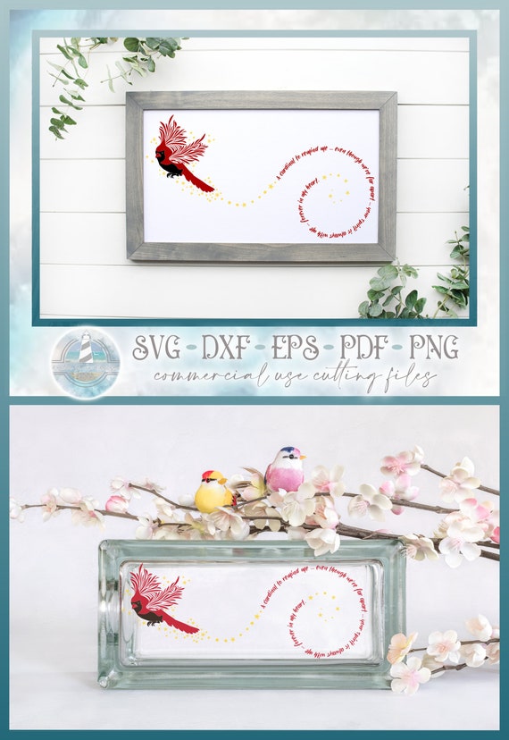 Download Cardinal To Remind Me Quote Svg Files For Cricut Silhouette In Etsy