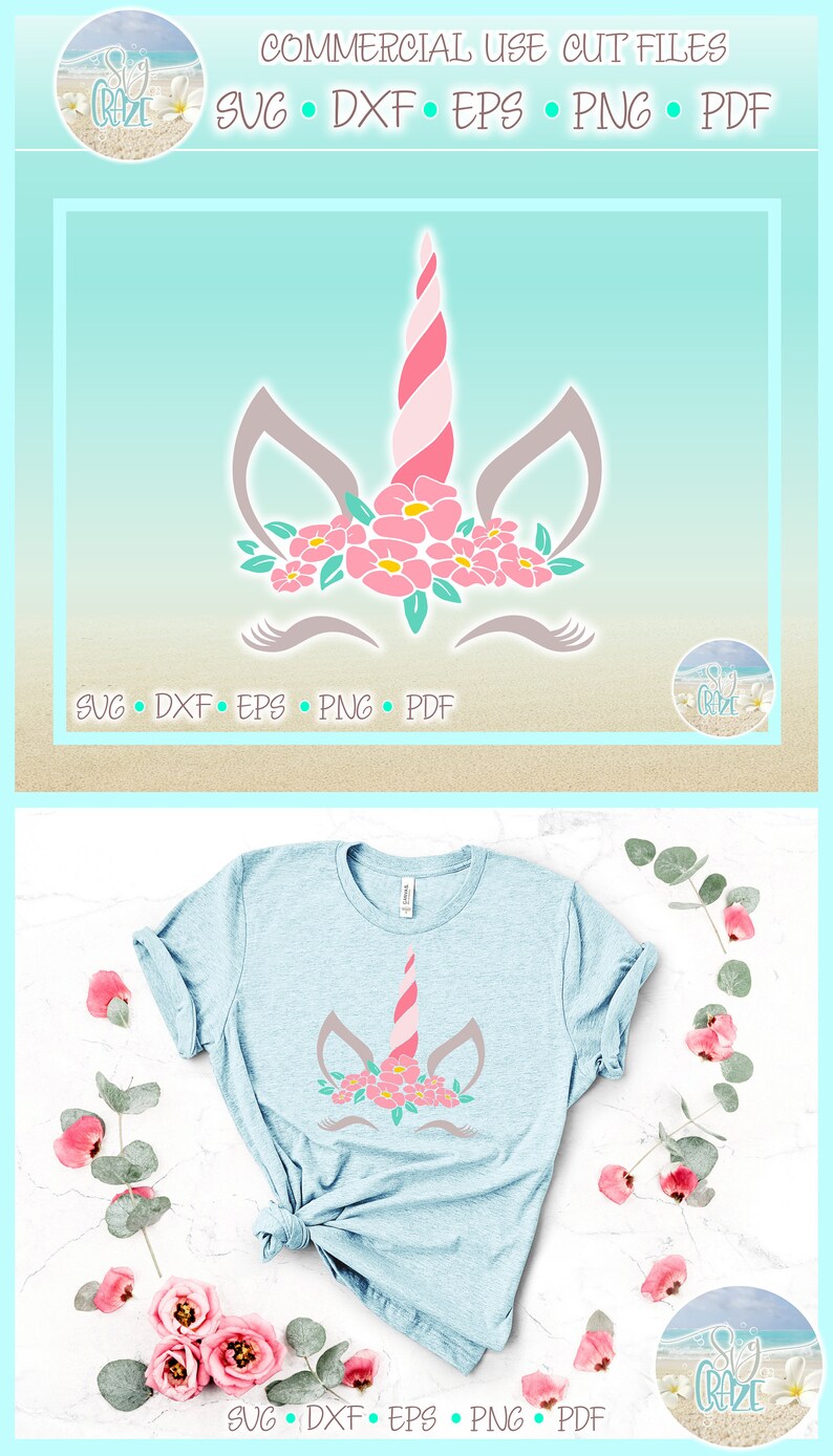 Free Free 245 Unicorn With Flower Crown Svg SVG PNG EPS DXF File