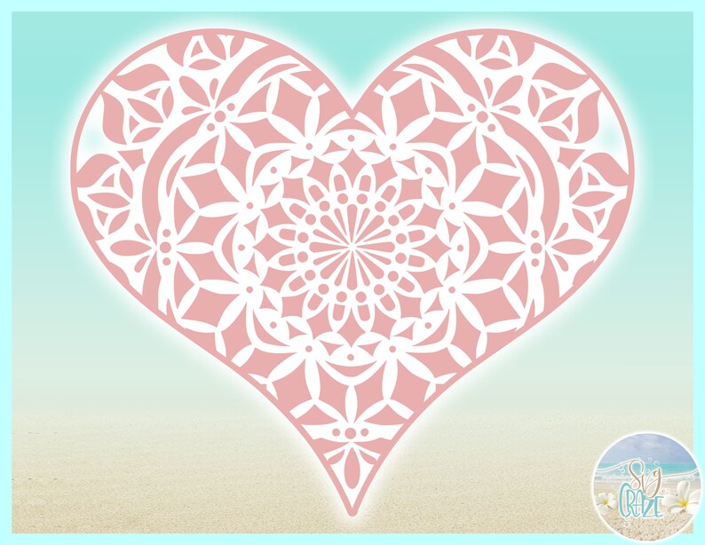 Free Free 290 Heart Mandala Cricut SVG PNG EPS DXF File