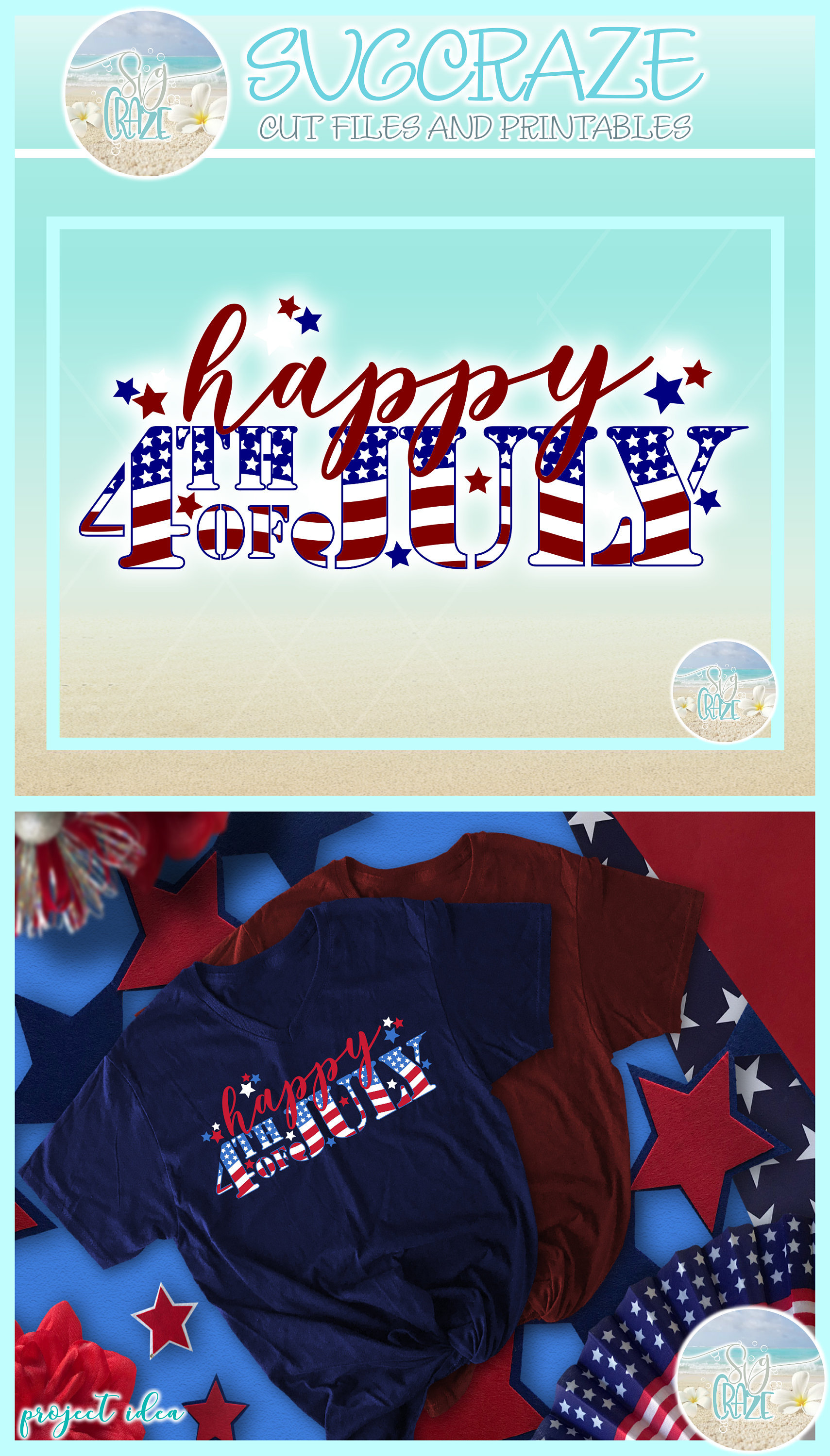 Happy 4th of July Independence Day Usa Flag SVG Files for Cricut ...