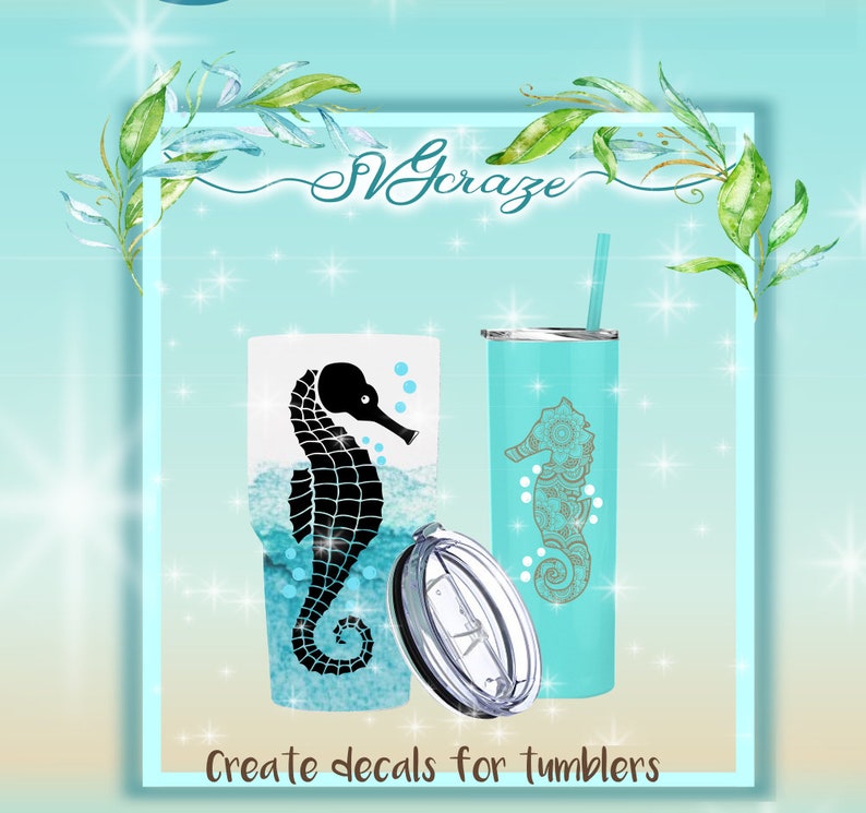 Download Seahorse Mandala SVG Files for Cricut Silhouette Dxf Eps Pdf | Etsy